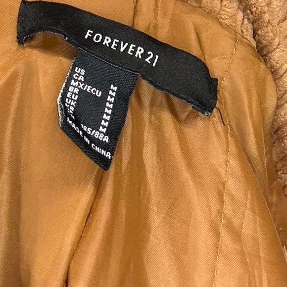 Tan Corduroy Jacket — Forever 21 Medium - Picture 4 of 4